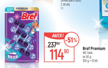 WC blok tuhý Premium Bref