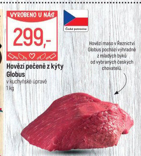 Hovězí pečeně z kýty Globus