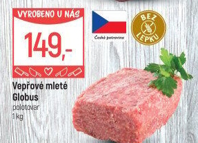 Vepřové mleté maso Globus