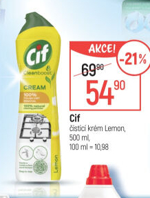 Krémový čistič Cif Cream