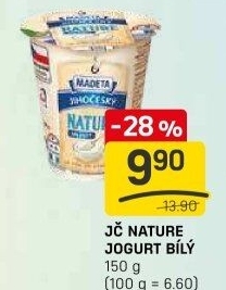 Bílý jogurt Nature jihočeský Madeta