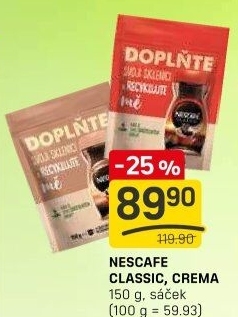 Instantní káva Nescafé Classic