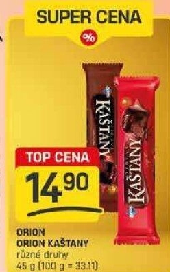 Ledové kaštany Orion