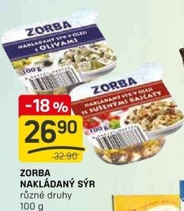 Nakládaný sýr v oleji Zorba