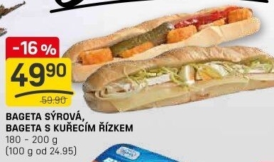 Obložená bageta