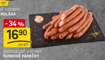 Párečky šunkové Kostelecké uzeniny