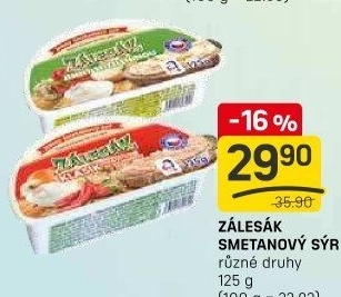 Sýr termizovaný Zálesák