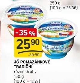 Tradiční pomazánkové Jihočeské Madeta