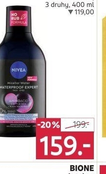 Micelární voda Nivea