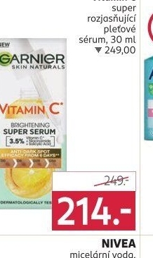 Pleťové rozjasňující sérum Vitamin C Garnier