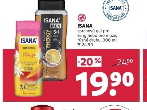 Sprchový gel Isana