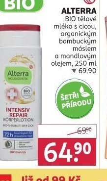 Tělové mléko bio Alterra