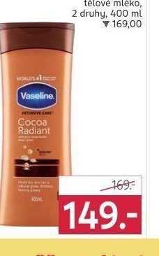 Tělové mléko Vaseline