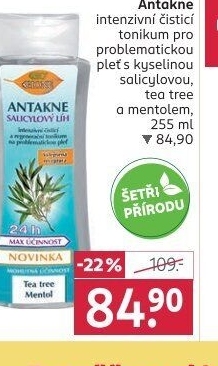 Tonikum pleťové čisticí Antakne Bione Cosmetics