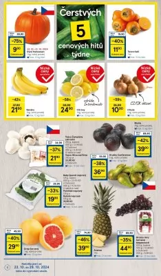 akční leták Tesco 23.10.2024-29.10.2024