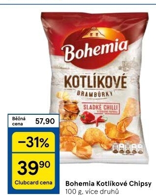 Brambůrky kotlíkové Bohemia Chips