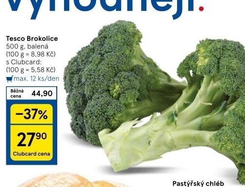 Brokolice Tesco