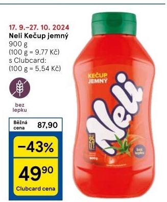 Kečup bez lepku Neli