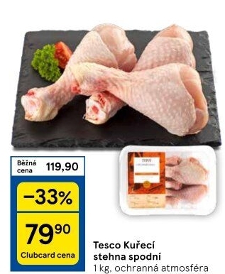 Kuřecí stehna Tesco