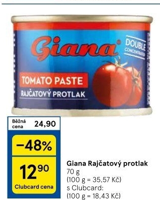 Rajčatový protlak Giana