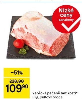 Vepřová pečeně bez kosti