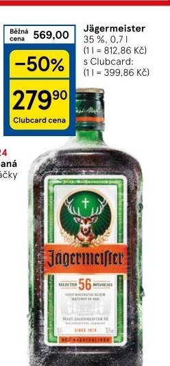 Bylinný likér Jägermeister