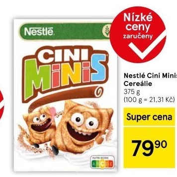 Cereálie Cini Minis Nestlé