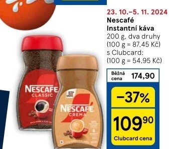 Instantní kávy Nescafé