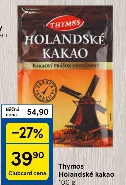 Kakao holandské Thymos