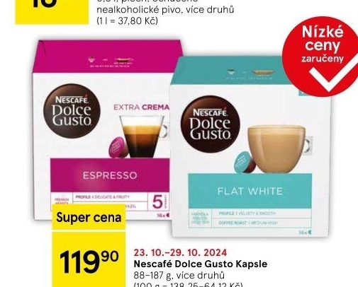 Kapsle Dolce Gusto Nescafé