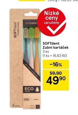 Kartáčky na zuby Eco SOFTdent