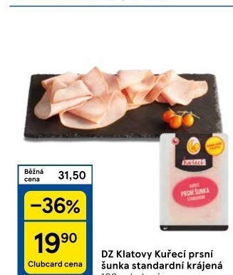 Kuřecí šunka prsní standard DZ Klatovy