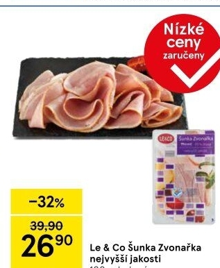 Šunka Zvonařka nejvyšší jakosti LE&amp