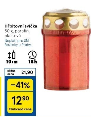 Svíčky hřbitovní