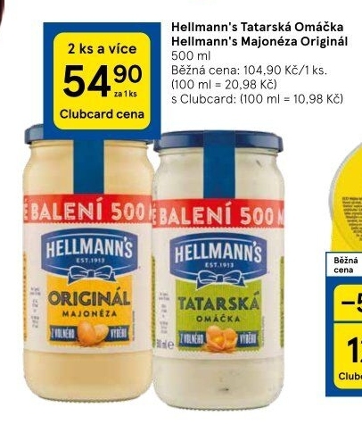 Tatarská omáčka Hellmann'