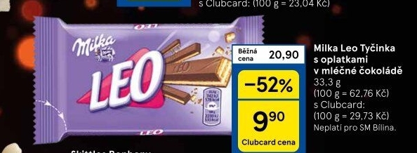 Tyčinka Leo Milka