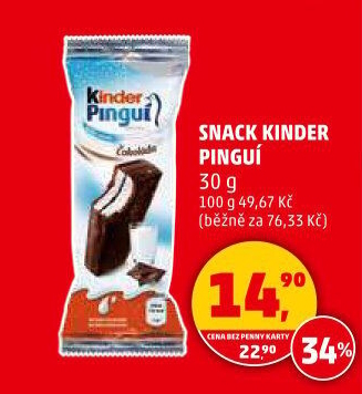 Dezert Pinguí Kinder