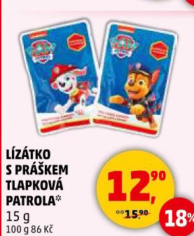 Lízátko s praskajícím práškem