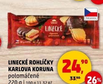 Rohlíčky linecké Karlova Koruna