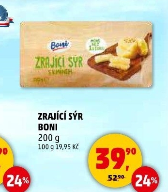 Sýr zrající s kmínem Boni