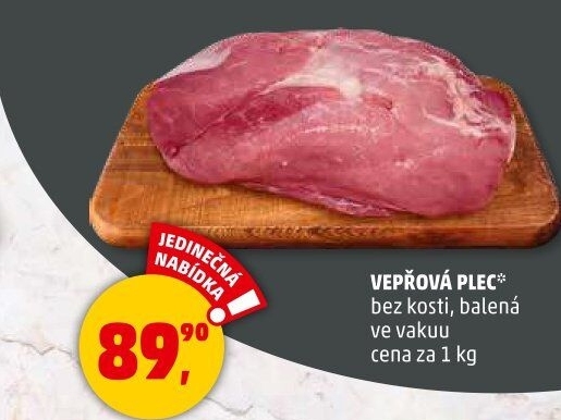 Vepřová plec bez kosti