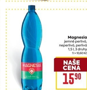 Přírodní voda Magnesia