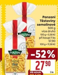Těstoviny Panzani