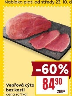 Vepřová kýta bez kosti