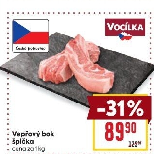 Vepřový bok špička Vocílka