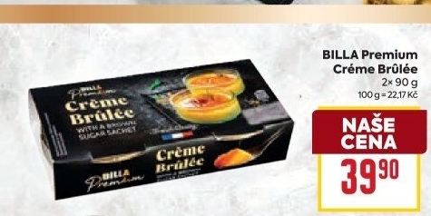 Dezert Créme Brulée Premium Billa