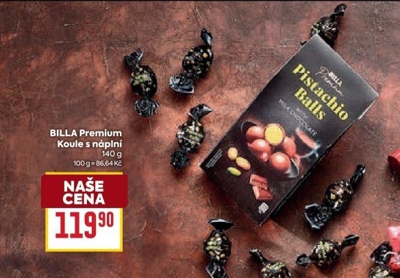 Koule s náplní Premium Billa