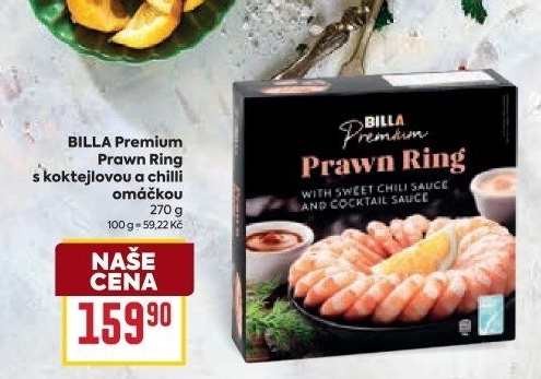 Krevety Prawn Ring s omáčkou Premium Billa