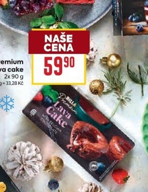 Lava Cake mražený Billa Premium