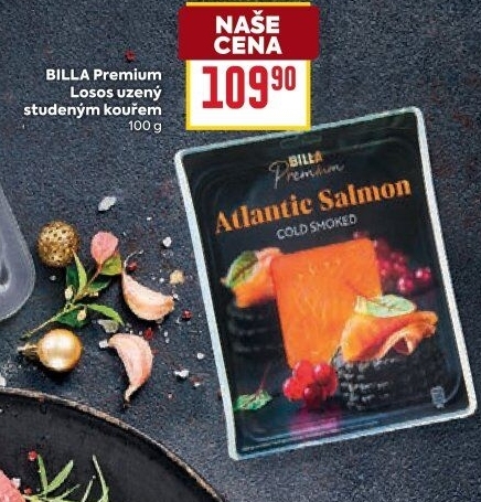Losos uzený Premium Billa